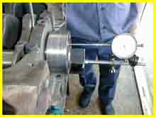 Pump set crankshaft fiting without all engine open ..full Fiting 