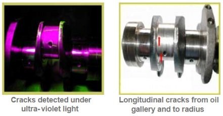 Cracked crankhaft diagnostic & causes