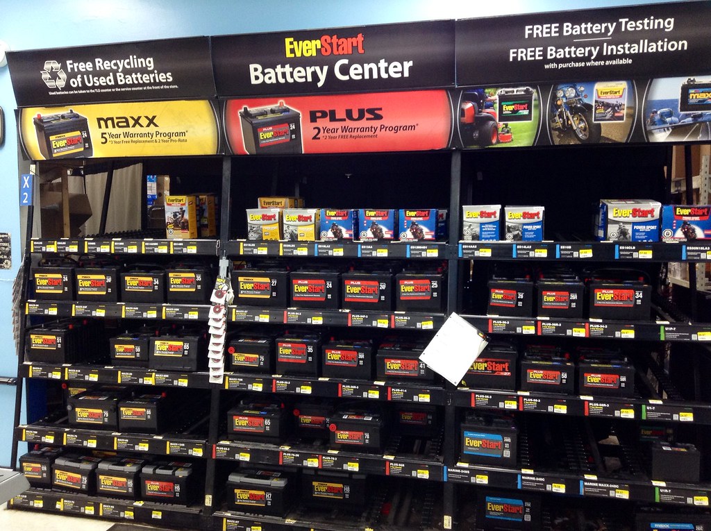 Walmart EverStart Car Batteries, Battery